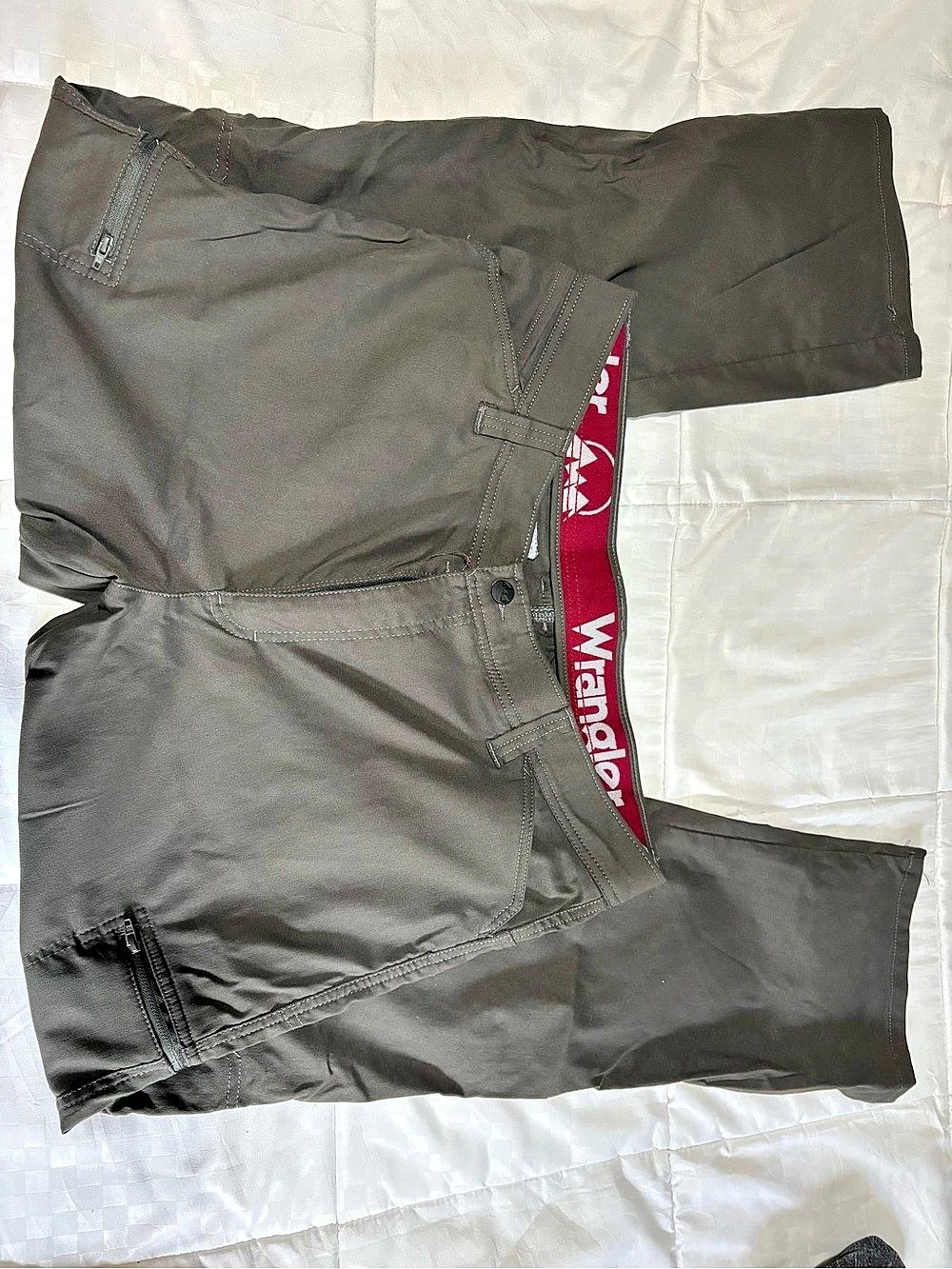 Wrangler NW788AS Men's Cargo Shorts Gray Waist 36/30